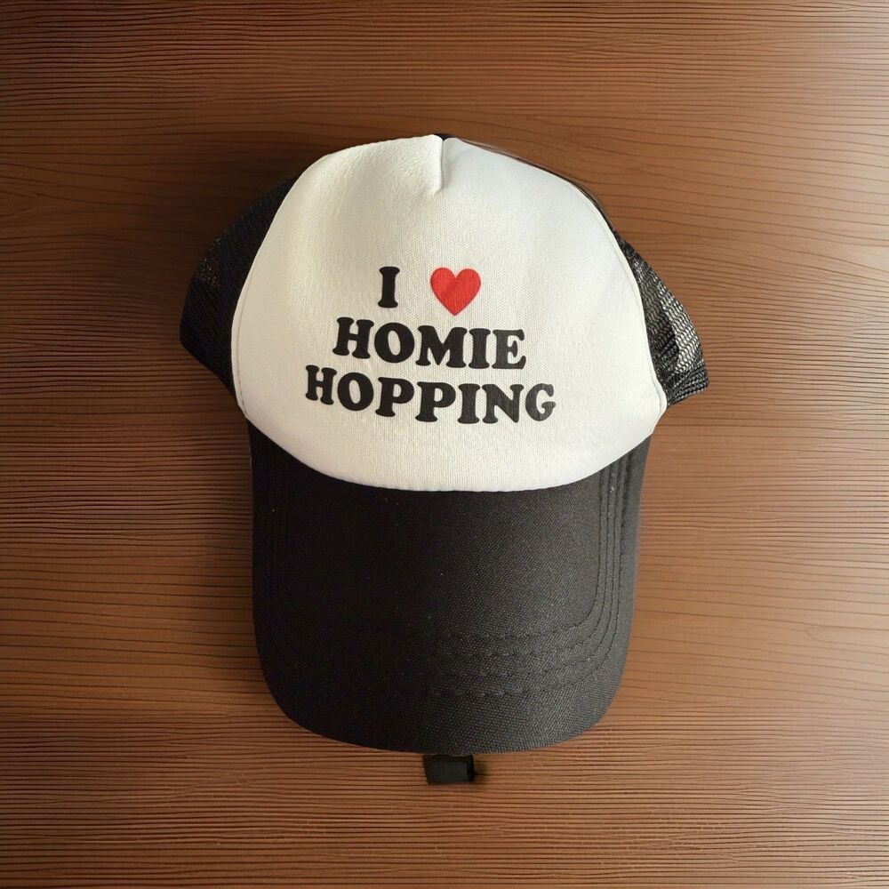 1970s Vintage Snap Back Trucker Hat with Mesh Back Funny Saying